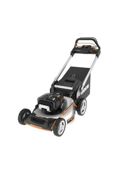 Аккумуляторная самоходная газонокосилка WORX 80В 51см, бесщеточная, 4Ач х4, BASECAMP 4x1А, коробка WG761E