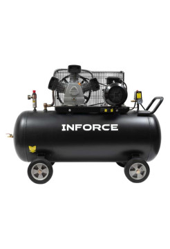 Ременной компрессор (200 л; 10 бар; 580 л/мин) Inforce BCX-200L-3P