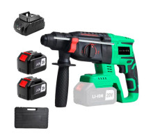 Аккумуляторный перфоратор бесщеточный Zitrek Destroyer Pro (20В, Li-ion 2x6.0Ач, з/у, кейс) 063-4373