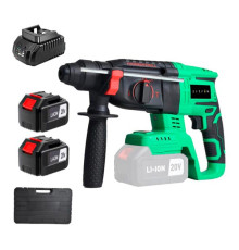 Аккумуляторный перфоратор бесщеточный Zitrek Destroyer Pro (20В, Li-ion 2x6.0Ач, з/у, кейс) 063-4373