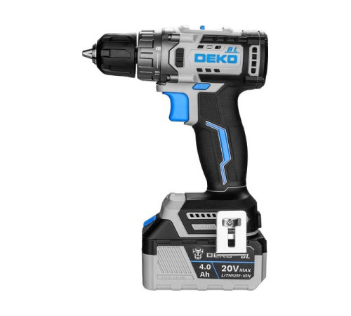 Аккумуляторная бесщеточная дрель-шуруповерт DEKO Loner 20V ONE +, 20В, 1x4.0 Ач 085-1004