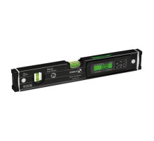 Уровень STABILA tech 196 DL Dark Shadow 40 см, IP 67, 1 вертикальный, 1 горизонтальный глазок, 2 ЖК дисплея, точность 0,5 мм/м 20006