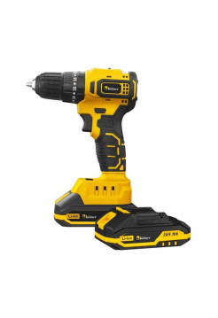 Ударная аккумуляторная дрель-шуруповерт Kolner 20В, BL, 45Нм, KCD 20/2BLC, патрон БЗП 10 мм, 0-450/0-1700 об/мин (2x2.0 Ач, зу, набор инстр, кейс) 8020100543