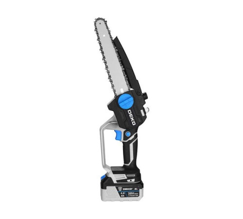 Пила цепная аккумуляторная бесщеточная DEKO DKCHS 20V, 20В, 1x4.0Ач 063-4483-1