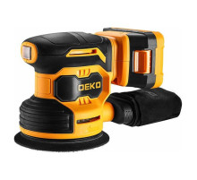 Шлифмашина эксцентриковая аккумуляторная DEKO DKCG-125, 20В, 1x2.0Ач 084-1041