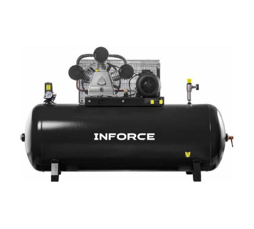Ременной компрессор Inforce (500 л; 10 бар; 950 л/мин; влагоотделитель) IBCW-500L-3P/950