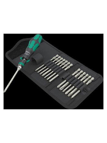 Набор бит с битодержателем Wera Kraftform Kompakt 838 RA-R M Set 1 15 предметов WE-051061