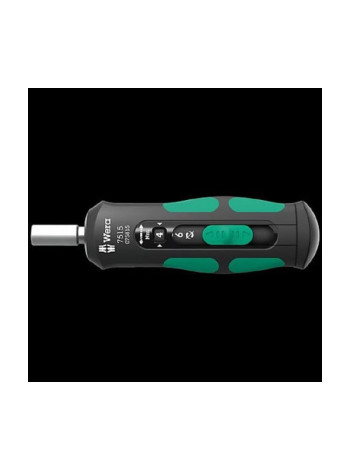 Динамометрическая отвёртка Wera 7515 Kraftform Safe-Torque Speed 2-6 Нм WE-075815