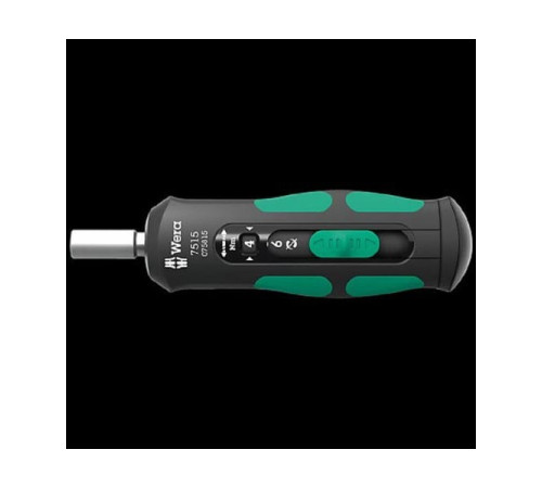 Динамометрическая отвёртка Wera 7515 Kraftform Safe-Torque Speed 2-6 Нм WE-075815
