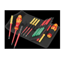 Набор бит с битодержателем Wera Kraftform Kompakt VDE 17 Universal 1 Tool Finder, 17 пр. WE-006611