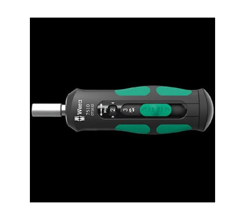 Динамометрическая отвёртка Wera 7510 Kraftform Safe-Torque Speed 1-3 Нм WE-075810