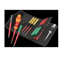 Набор бит с битодержателем Wera Kraftform Kompakt VDE 16 extra slim 1 Tool Finder 1x9x98; PH1x157; PH2x157; PZ1x157; PZ2x157; 1x1x157; 1x2x157; TX1 WE-006608