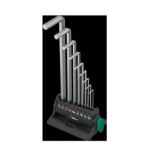 Набор Г-образных ключей Wera 950/9 Hex-Plus 8 метрические размеры, с хромированным корпусом, 9 пр. WE-022102