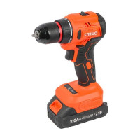 Дрель аккумуляторная Спец БДА-21-Б, (бесщеточный двигатель),21В,2аккум *2,0Ач, Ли-Ион, 0-450/0-1500об/мин,60Нм,реверс,21+1,рег..момента,металл.патрон 10мм,блок.шпинделя,инд.батареи,подсведка,зарядка 4ч,кейс + перчатки Спец-4131/ВС-136-0272