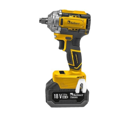 Гайковерт ударный аккумуляторный Kolner 18V UNI-M, BL, 280 Нм, KWI 18-280BLV-2K, 1/2" 8022300044