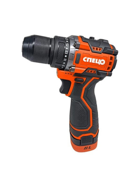 Дрель аккумуляторная Спец БДА-16-Б, (бесщеточный двигатель),16В,2аккум *2,0Ач,металл.патрон 10мм + перчатки Спец-4129/ВС-136-0272