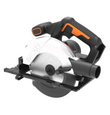 Дисковая аккумуляторная пила WORX 165 мм, 20 В, 2 Ач х1, ЗУ 2А, коробка WX526