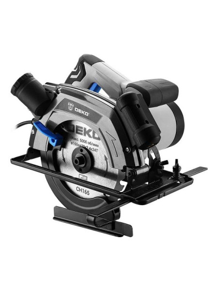 Дисковая (циркулярная) пила DEKO CSDK-1500 PRO, 1500Вт, 165мм диск поддержание оборотов 085-1150