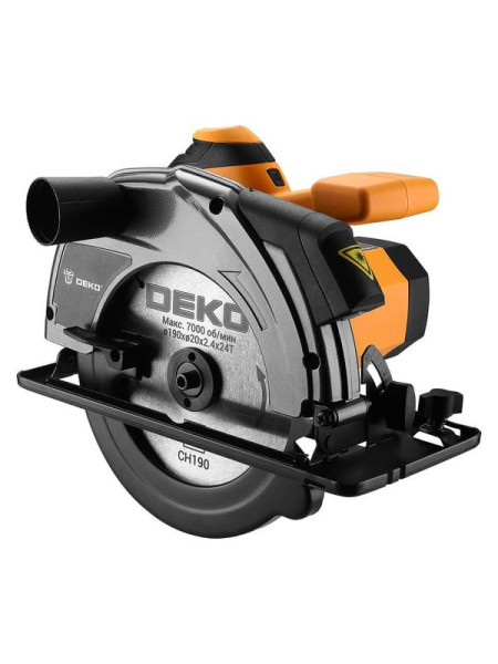 Дисковая (циркулярная) пила DEKO CSDK-1600, 1600Вт, 190мм диск 085-1151