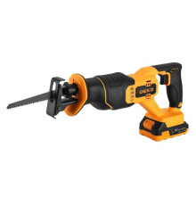 Сабельная пила аккумуляторная DEKO DKHS20, 20В, 1x2,5Ач 085-1127