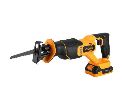 Сабельная пила аккумуляторная DEKO DKHS20, 20В, 1x2,5Ач 085-1127