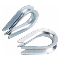 Коуш для стальных канатов КРЕП-КОМП DIN 6899, М6 2000 шт. кск6