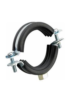 Хомут для крепления сантехнических труб КРЕП-КОМП 4", 108-114 мм, под М10, 100 шт. хг108-114/100