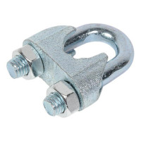 Канатный зажим КРЕП-КОМП DIN 741, м25, 50 шт. зк25