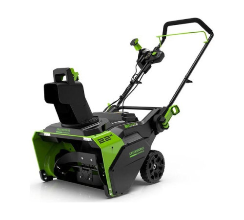 Аккумуляторный бесщеточный снегоуборщик GreenWorks GD82ST 82V, АКБ 5Ач и ЗУ 2602507UB
