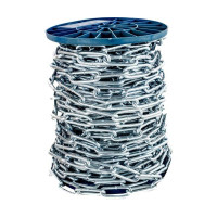 Сварная длиннозвенная цепь КРЕП-КОМП DIN763 м10 15м цд10