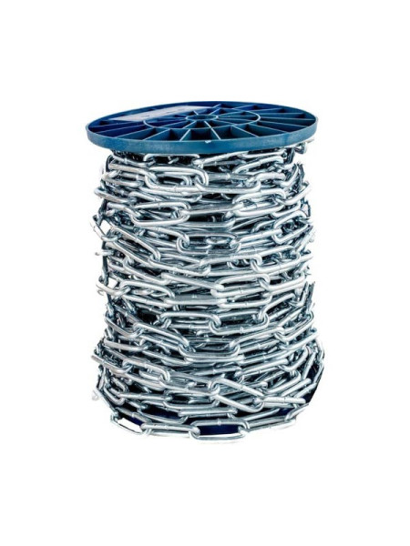 Сварная цепь КРЕП-КОМП длиннозвенная DIN 763 м6 30м цд6