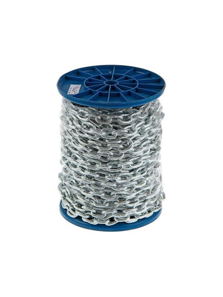 Сварная короткозвенная цепь КРЕП-КОМП нержавейка А2, DIN 766, м2, 50 м цкн2