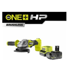 Бесщеточная углошлифмашина Ryobi ONE+ HP RAG18X-1C40S 5133005614