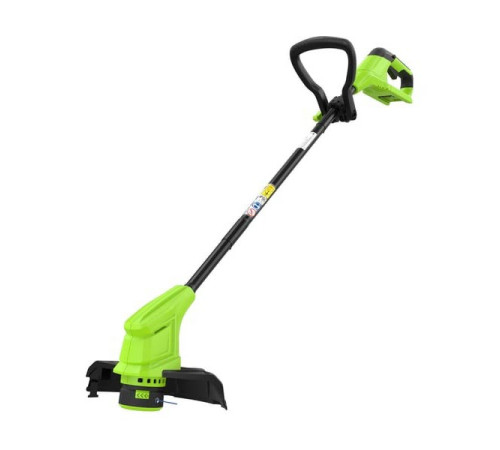 Аккумуляторный триммер GreenWorks 24V, 25 см, с 1хАКБ 2Ач и ЗУ 2107207SA