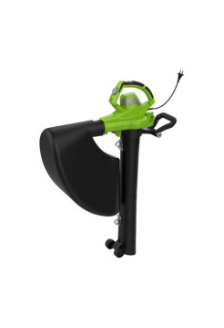 Садовая электрическая воздуходувка-пылесос GreenWorks 220 В, 3000 Вт 2406507