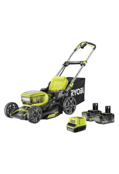 Аккумуляторная бесщеточная газонокосилка Ryobi 18В RY18LMX46A-250, 46см 5133005790