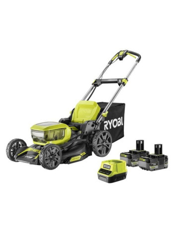 Аккумуляторная бесщеточная газонокосилка Ryobi 18В RY18LMX46A-250, 46см 5133005790