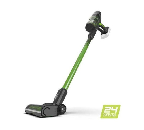 Беспроводной вертикальный аккумуляторный пылесос GreenWorks 24V, с 1хАКБ 4 Ач и ЗУ 4701407UB