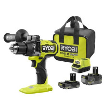 Дрель-шуруповерт Ryobi RPD18X-242S 18В, бесщеточная, ударная 5133005283