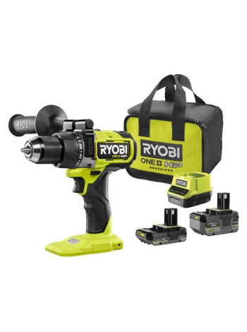 Дрель-шуруповерт Ryobi RPD18X-242S 18В, бесщеточная, ударная 5133005283