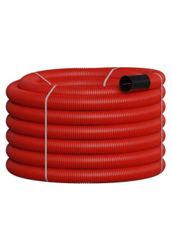 Гофрированные трубы для прокладки кабеля под землей Экопласт NR050 с протяжкой D50мм (внешн.) 801050