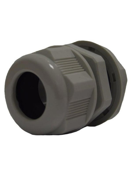 Кабель-ввод KLR /KG-M12-07 полиамидный M12x1.5/3...6.5mm серый, НУ=250 шт 0701002