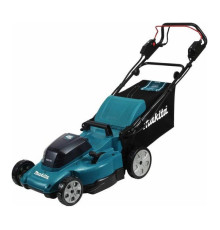 Газонокосилка аккумуляторная Makita LXT 2x18В, 860Вт, 48см, 62л 2,5-5км/ч,4в1,XPT, (2xBL1850B, DC18SH) DLM481CT2