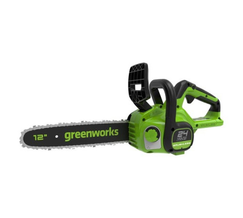 Цепная пила аккумуляторная GreenWorks GD24CS30 24V, 30см, бесщеточная, c 1хАКБ 4 Ач c USB и ЗУ 2007007USB4