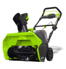 Снегоуборщик аккумуляторный GreenWorks GD40ST 40 V, 51 см, бесщеточный, с 1хАКБ 4 Ач c USB и ЗУ 2600007USB4