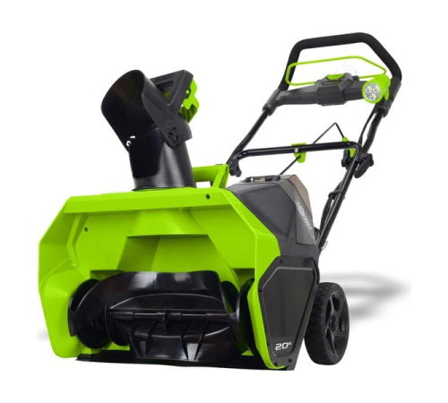 Снегоуборщик аккумуляторный GreenWorks GD40ST 40 V, 51 см, бесщеточный, с 1хАКБ 4 Ач c USB и ЗУ 2600007USB4