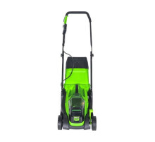 Газонокосилка аккумуляторная GreenWorks 24V, 33 см, бесщеточная, с 1хАКБ 2Ач c USB и ЗУ 2516107USB2
