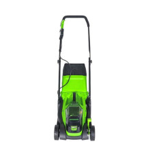 Газонокосилка аккумуляторная GreenWorks 24V, 33 см, бесщеточная, с 1хАКБ 2Ач c USB и ЗУ 2516107USB2