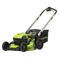 Газонокосилка аккумуляторная GreenWorks GD40LM48SP 40V, 48 см, самоходная, бесщеточная, c 1хАКБ 4 Ач c USB и ЗУ 2517407USB4