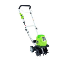 Культиватор аккумуляторный GreenWorks G40TL 40V, с 1хАКБ 4 Ач c USB и ЗУ 27087USB4